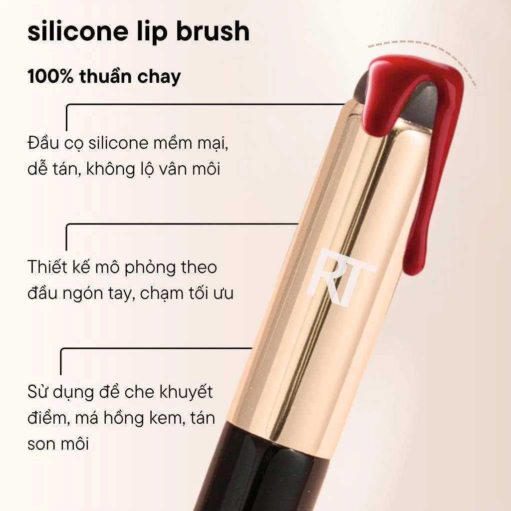 Cọ Silicone Đánh Son Môi RT Real Techniques Silicone Lip Brush RT623